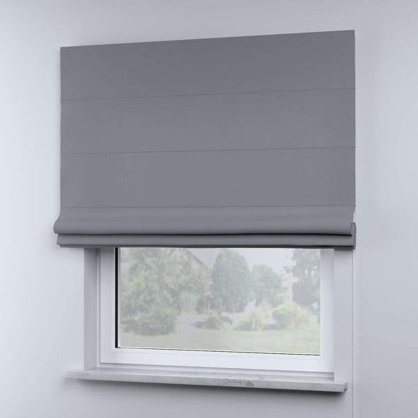 Tenda romana grigia 170x130 cm Cotton Story - Yellow Tipi-image-1