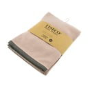 Set di 3 strofinacci in cotone beige, 50 x 70 cm - Tiseco Home Studio