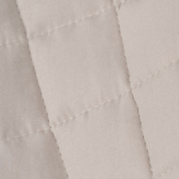 Copriletto beige con rivestimento trapuntato 240x260 cm – Ixia-image-3