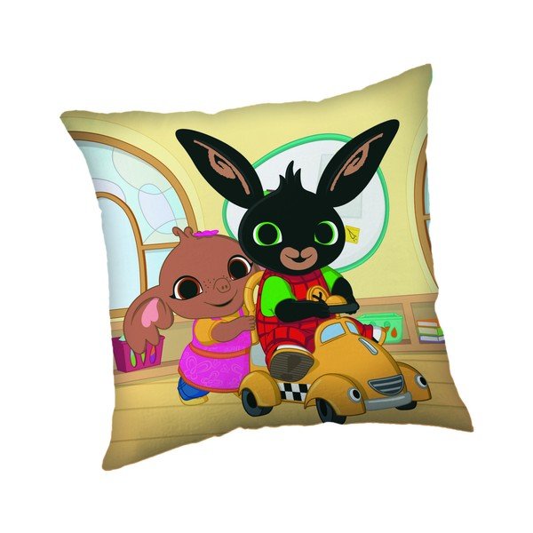 Cuscino per bambini 40x40 cm Králíček Bing Let´s Play – Jerry Fabrics