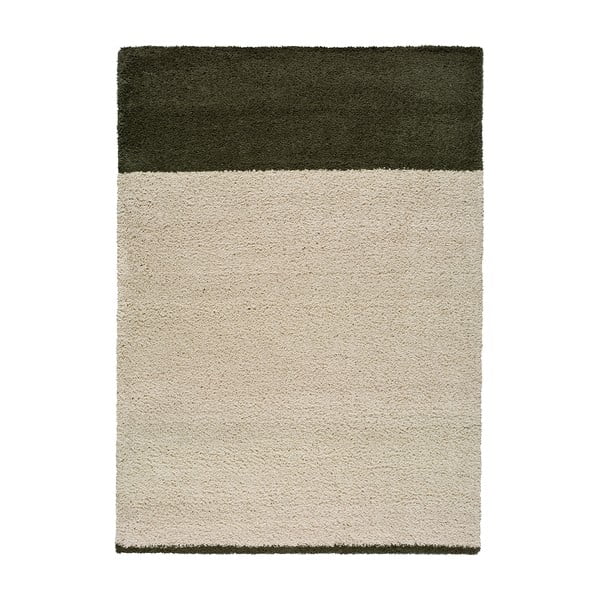 Tappeto verde e beige , 135 x 190 cm Zaida - Universal