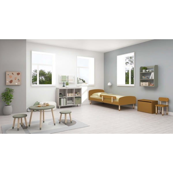 Sedia per bambini senape Dots - Flexa-image-4