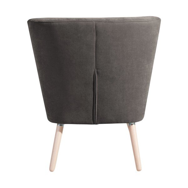 Poltrona marrone Neele Velor - Max Winzer-image-1