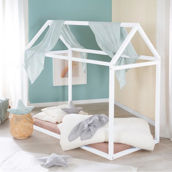 Box letto bianco 70x140 cm Montessori - Roba-image-3