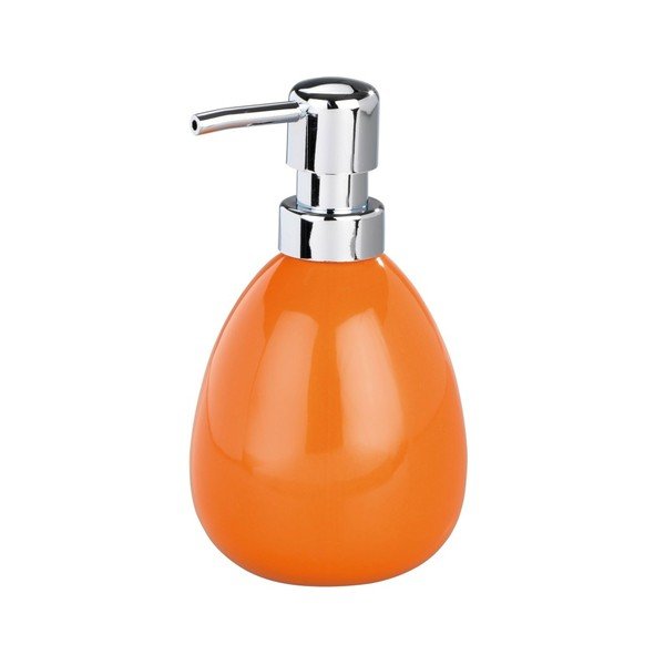 Oranžový dávkovač na mýdlo Wenko Polaris Orange