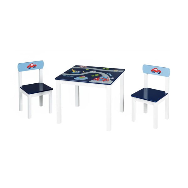 Set di mobili per bambini 3 pz Rennfahrer – Roba