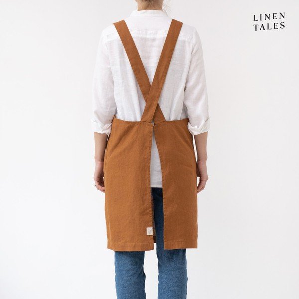 Grembiule in lino Hazelnut - Linen Tales-image-2
