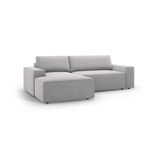Divano letto angolare grigio chiaro (angolo sinistro) Jodie - Micadoni Home-image-2
