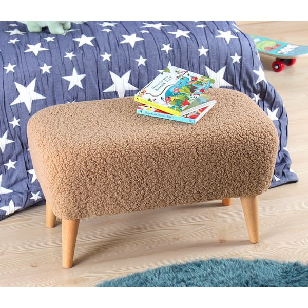 Pouf marrone per bambini Moouv - Artie-image-1