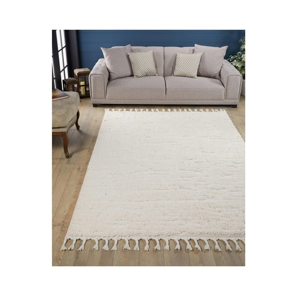 Tappeto beige 150x80 cm Shaggy - Mila Home-image-1