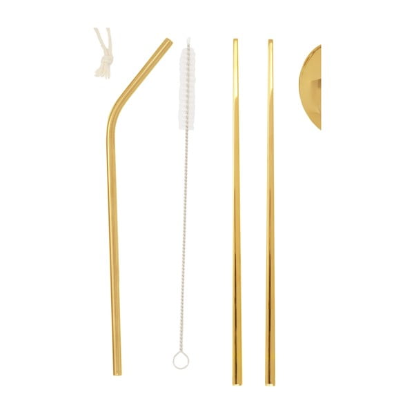 Posate in acciaio inox color oro 6 pezzi Mimo - Premier Housewares-image-3