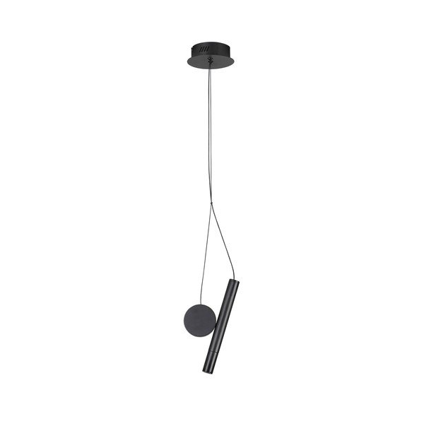Lampadario LED nero opaco in alluminio ø 23,5 cm Vero – Nova Luce