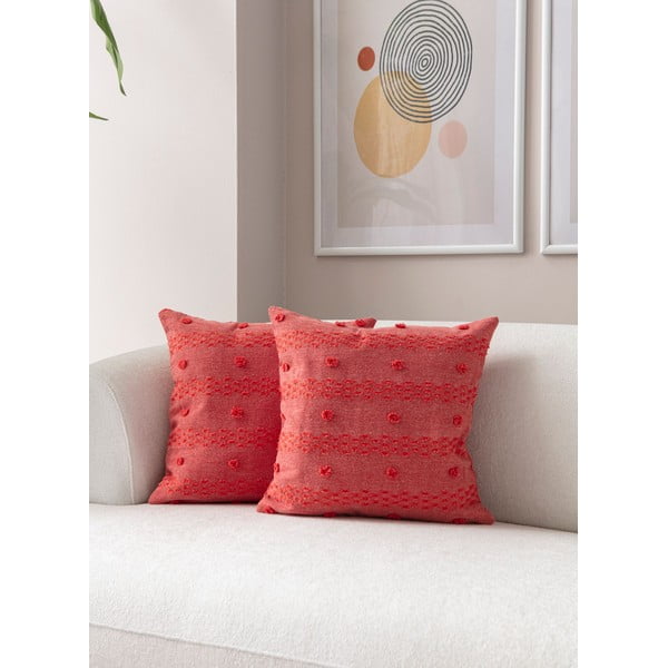 Federe decorative in set 2 pz 43x43 cm Tuffet – Mioli Decor-image-1