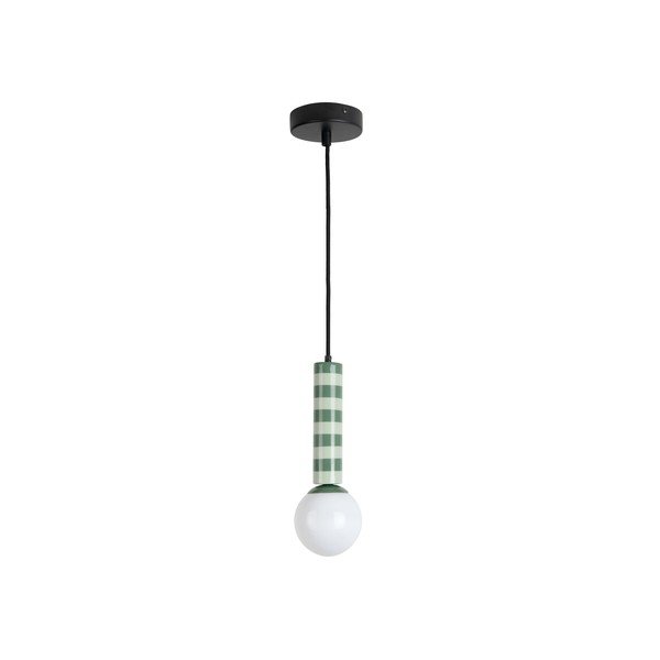 Lampadario verde in metallo ø 12 cm Rayado – Leitmotiv-image-2