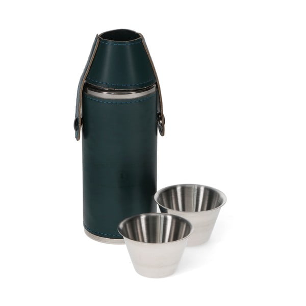 Set di borracce e bicchieri in acciaio inox blu scuro 3 pezzi 220 ml Spirit of Adventure - Rex London