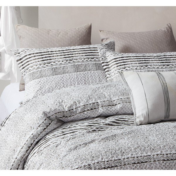 Copriletto in microfibra con due federe Elegant Stripe, 250 x 260 cm - Sleeptime-image-1