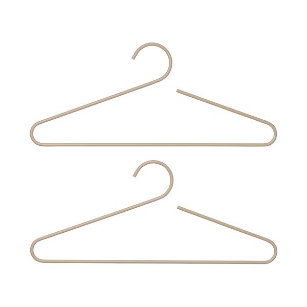 Set di 2 appendini in acciaio beige - Blomus-image-1
