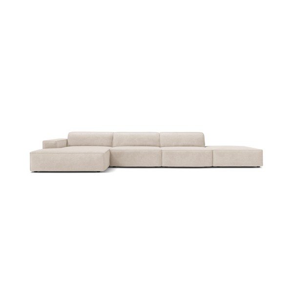 Divano angolare componibile color crema (con penisola a sinistra/con chaise lounge) Jodie – Micadoni -image-2