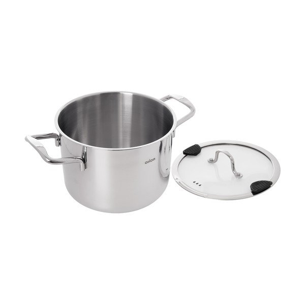 Pentola in acciaio inox con coperchio incluso 4,6 l Venice – Orion-image-2