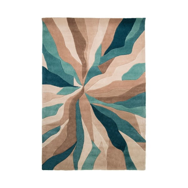 Tappeto turchese , 160 x 220 cm Splinter - Flair Rugs