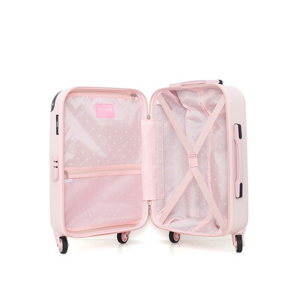 Valigia Lollipops Libby a 4 ruote rosa chiaro, 31 l - LOLLIPOPS-image-4