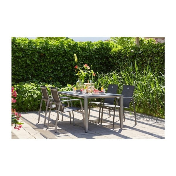 Tavolo da giardino grigio chiaro Victorio, 180 x 90 cm - Hartman-image-3