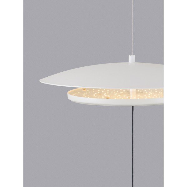 Lampada da terra LED bianco opaco in alluminio con intensità regolabile (altezza totale 370 cm) Olos – Nova Luce-image-2