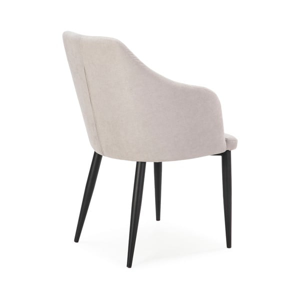 Set di sedie da pranzo grigio chiaro in imbottito 2 pz Nadi – Marckeric-image-3