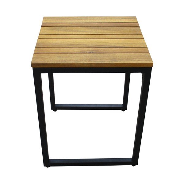 Set di 2 sgabelli da giardino con seduta in legno di acacia Brick - Ezeis-image-2