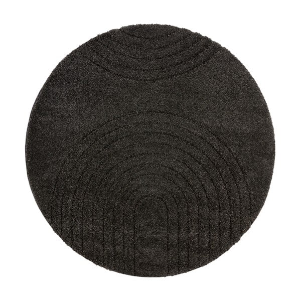 Tappeto nero , ø 160 cm Norwalk Fergus - Mint Rugs