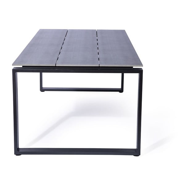 Set di 4 sedie da pranzo in rattan Gabriela e tavolo nero Strong - Bonami Essentials-image-3