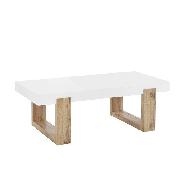 Tavolino bianco 60x120 cm Solid - Støraa-image-1