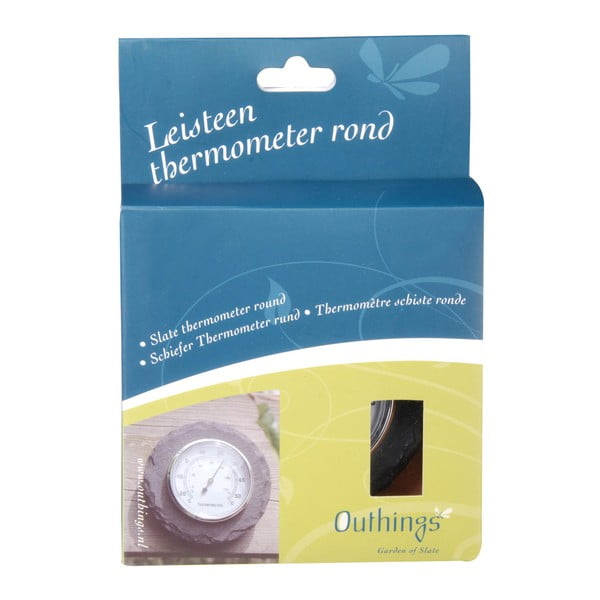 Termometro da parete in ardesia, Ø 10 cm - Esschert Design-image-2