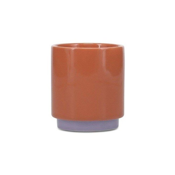 Tazzina arancione/viola in gres 130 ml Duo – ONA