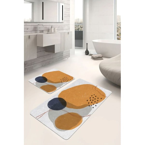 Set di tappetini per il bagno in velluto 2 pz 60x100 cm – Mila Home-image-4