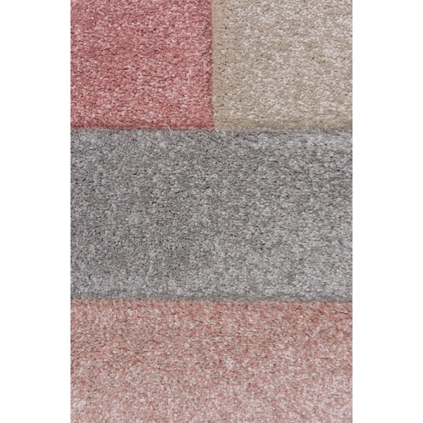 Tappeto rosa/grigio 80x150 cm Cosmos - Flair Rugs-image-2