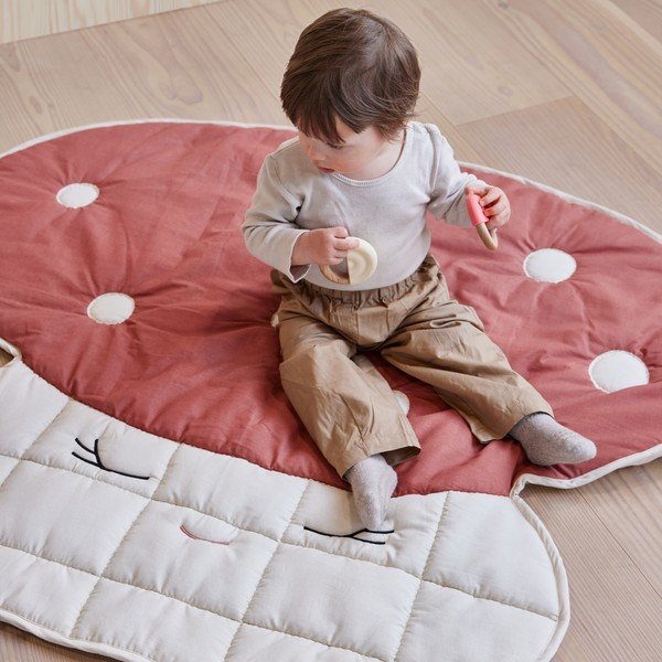 Palestrina per bambini rossa 120x98 cm Mushroom – OYOY Mini-image-1