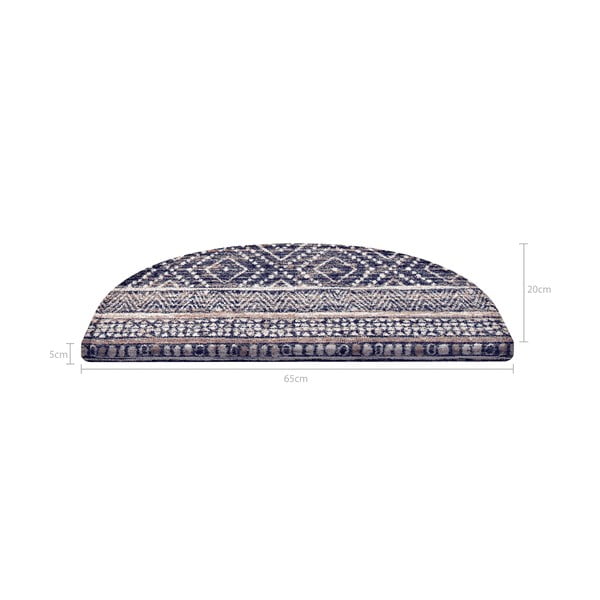 Gradini blu-beige in set da 16 pezzi 20x65 cm Cottage Warmth - Vitaus-image-4