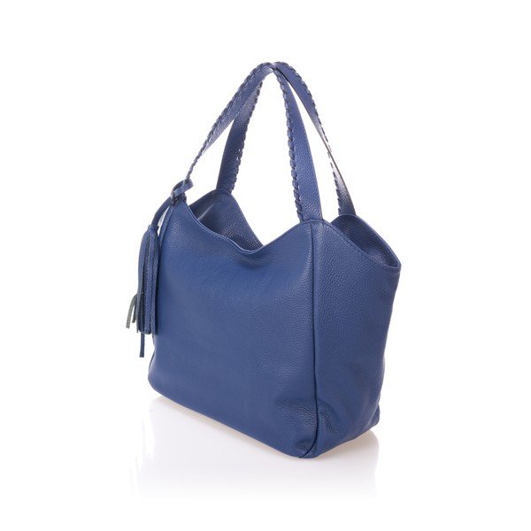 Borsa in pelle blu Lora - Giulia Massari-image-2