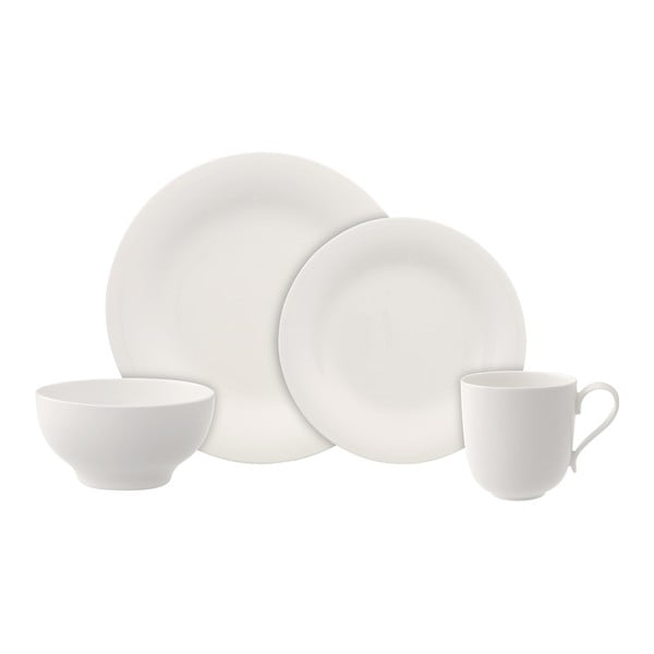 Set di stoviglie in porcellana bianca Villeroy & Boch 8 pezzi New Cottage - Villeroy&Boch