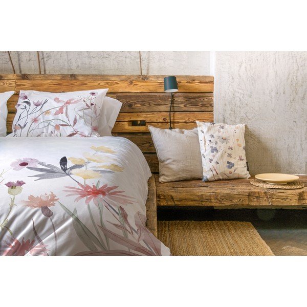 Biancheria da letto singola in cotone sateen bianco 140x200 cm - Butter Kings-image-1