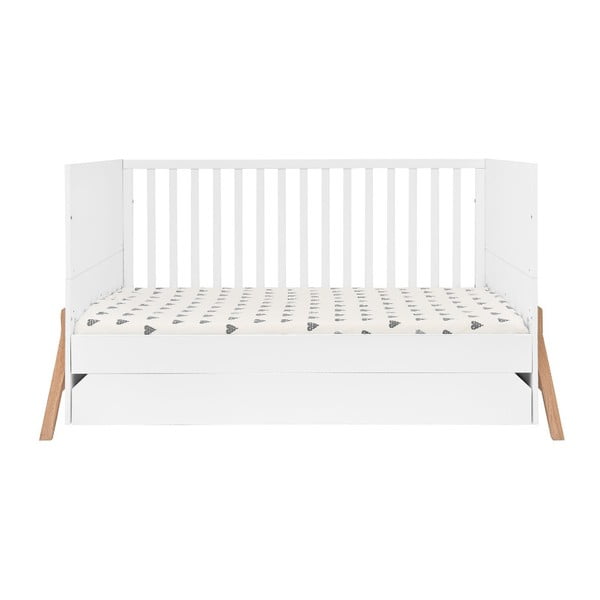 Lettino bianco con cassetto , 70 x 140 cm Lotta - BELLAMY-image-4