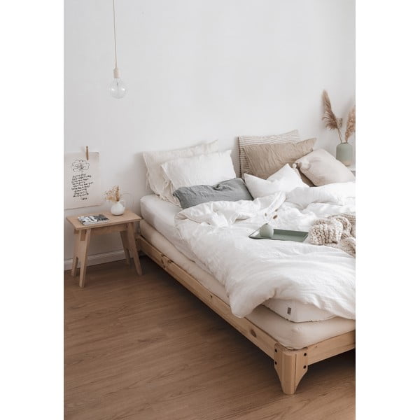 Letto in pino nero, 160 x 200 cm Elan - Karup Design-image-1