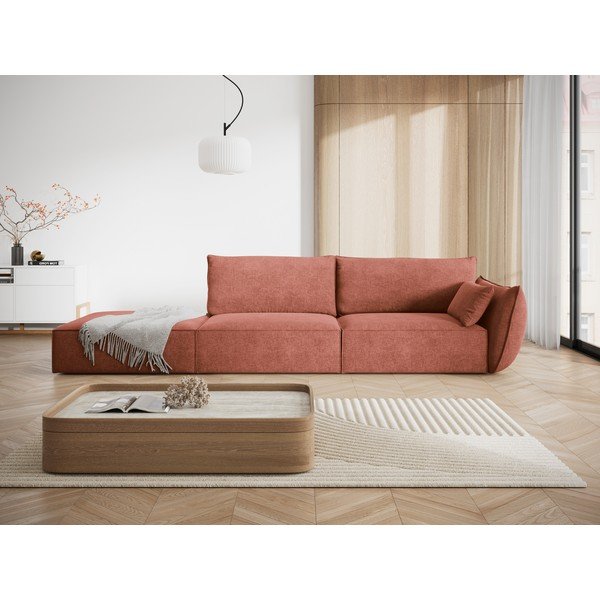 Divano angolare rosso Vanda - Mazzini Sofas-image-1