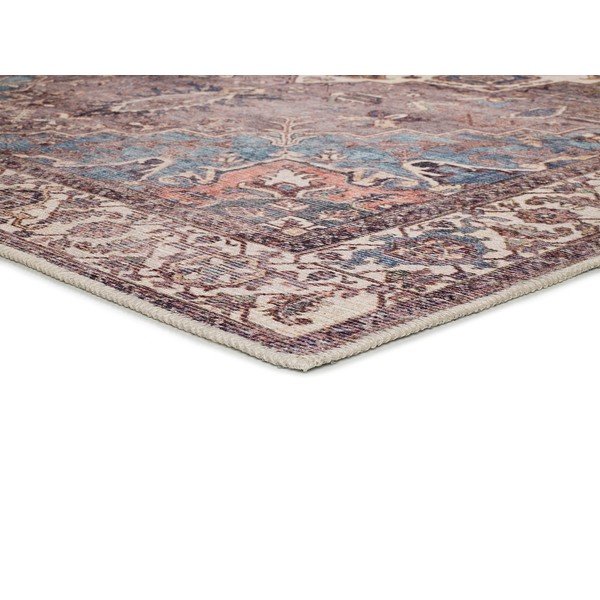 Tappeto blu-marrone con cotone Haria, 200 x 290 cm - Universal-image-2