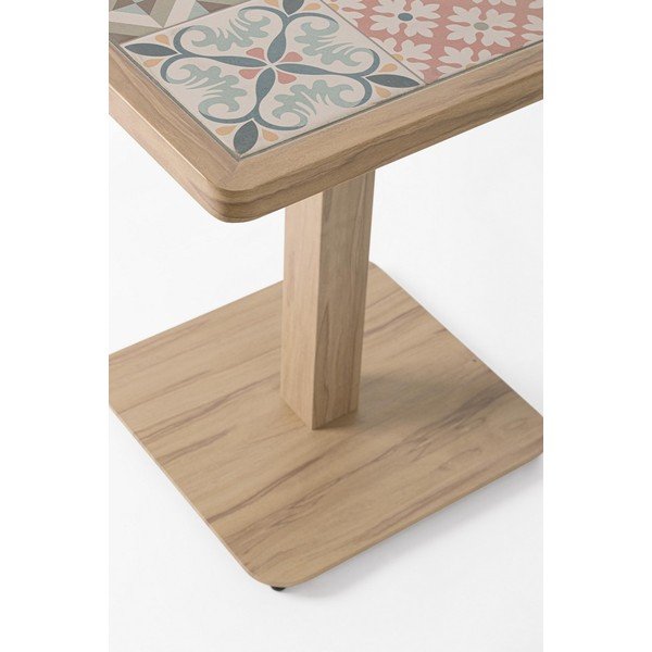 Tavolino da giardino in acciaio 73x73 cm Kalimera – Bizzotto-image-3