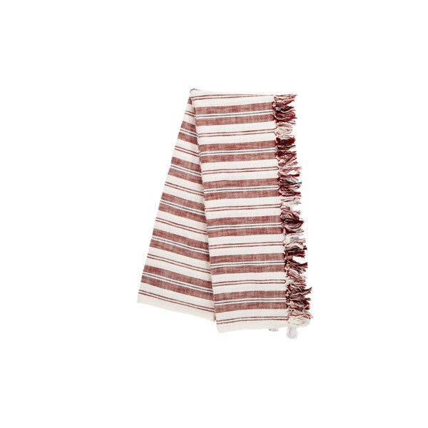 Coperta color terracotta in cotone 150x200 cm Indira – Tiseco Home Studio-image-4