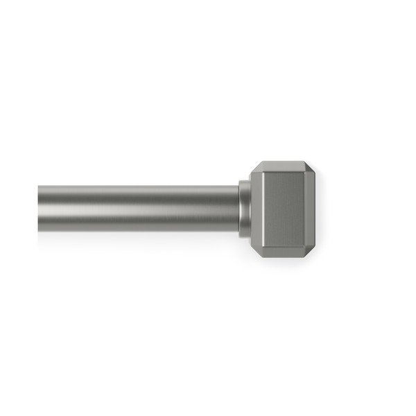 Bastone per tende color argento opaco in acciaio regolabile 107 - 305 cm Geo – Umbra