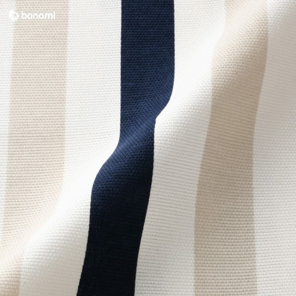 Pouf a righe bianche e blu Lorris - Max Winzer-image-2