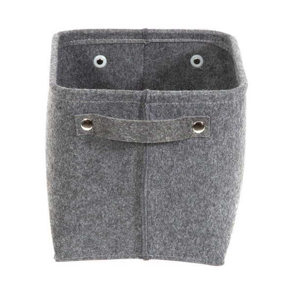 Cestino in feltro, grigio, 29 x 24 cm - Compactor-image-3